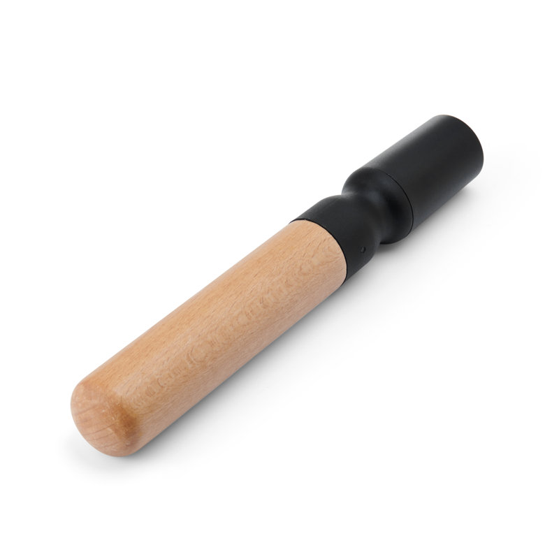Rabbit 2-In-1 Muddler & Citrus Reamer, Beech Cocktail Muddler, Made From Solid Oiled, Wood/Black