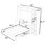 Lit escamotable mural Ell Elletsville avec tablettes-882040520-932556011