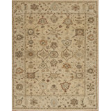 Essence Handmade Wool Floral and Oriental Area Rug