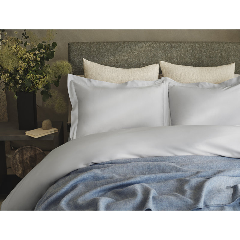 Organic Relaxed Sateen Sham, Euro, Seal