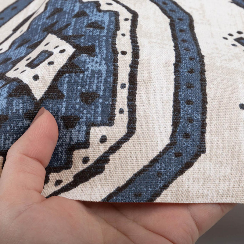 Coussin Boho, Carré, H 15 po x l 15 po