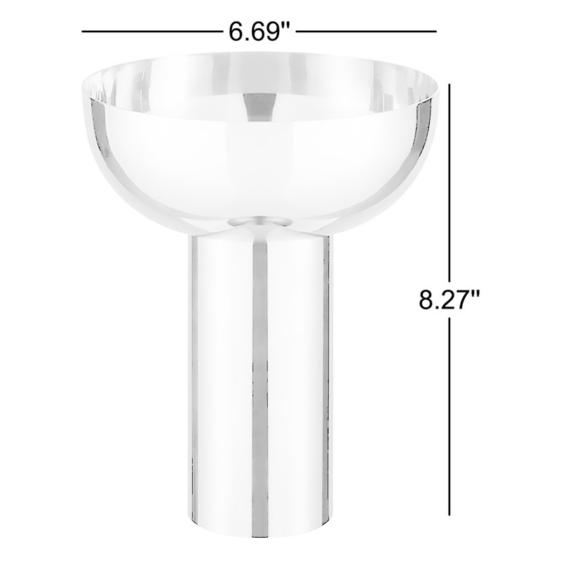 Miyabi Japanese Style Table Vase, Silber