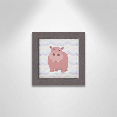 Pink Hippo Time' Wall Decal