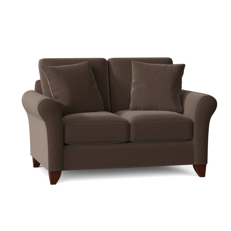 Almada Loveseat, Peyton 31 White Performance Twill, Manhattan, No