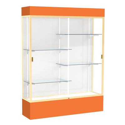 Spirit Series 80" H x 60" W Aluminum Display Case with Lighting 