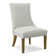 Chaise d'appoint rembourrée Tuxedo