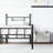 Stylish Platform Bed with Headboard & Footboard, Space-Saving No Box Spring Design, Sturdy Metal Frame, Available in Multiple Sizes-1468347989