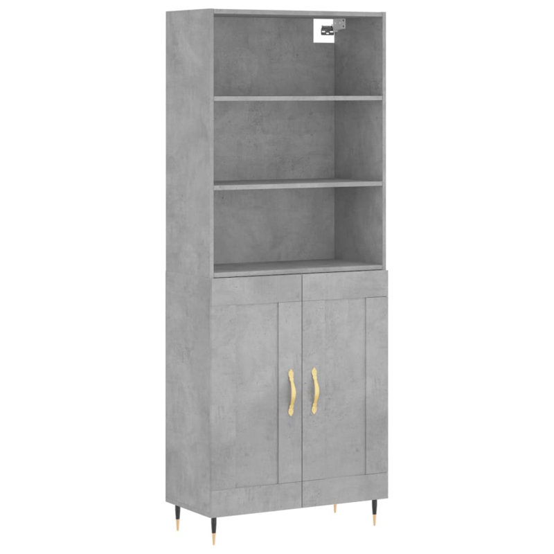 Mikinzie 69.5cm Sideboard, Concrete Grey