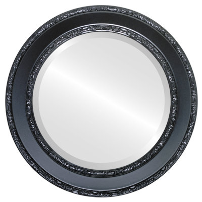 Minerva Wood Flat Wall Mirror