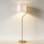 Lampe sur pied d'angle en métal