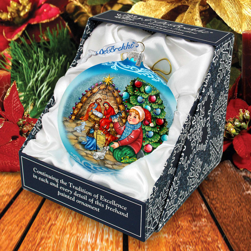 5.5'' Glass Ball Ornament
