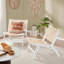 Chaises d'appoint modernes Boho pour salon, chaise d'appoint Mid Century
