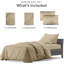 Ensemble de draps 100% coton 1000 fils, collection Hotel, literie douce et de qualité supérieure-106537305-106537308