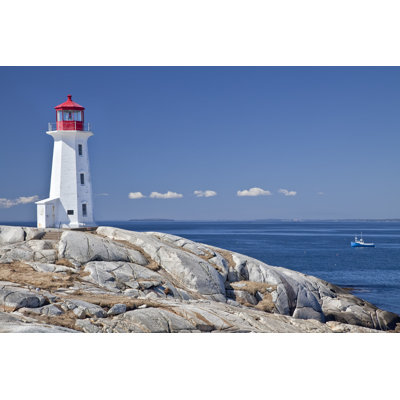 Phare de Peggy's Cove - photographie sur toile tendue