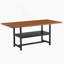 Ensemble de table de salle à manger, table rectangulaire avec chaises rembourrées-1009959261
