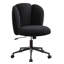 Modern Teddy Velvet Upholstered Swivel Task Chair-551827645