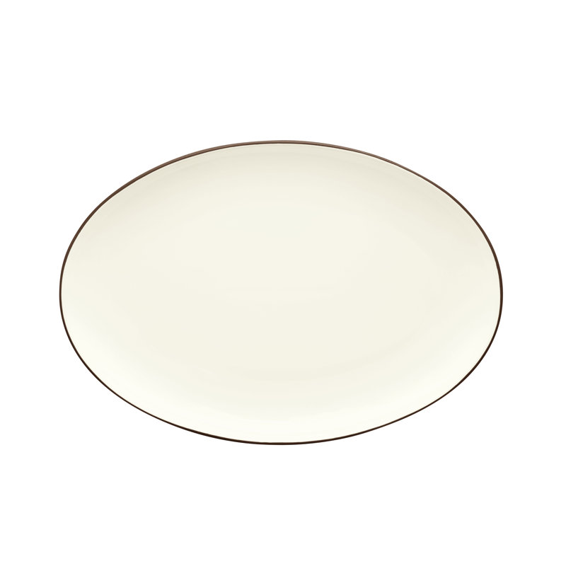 Noritake Colorwave Oval Platter, Chocolate