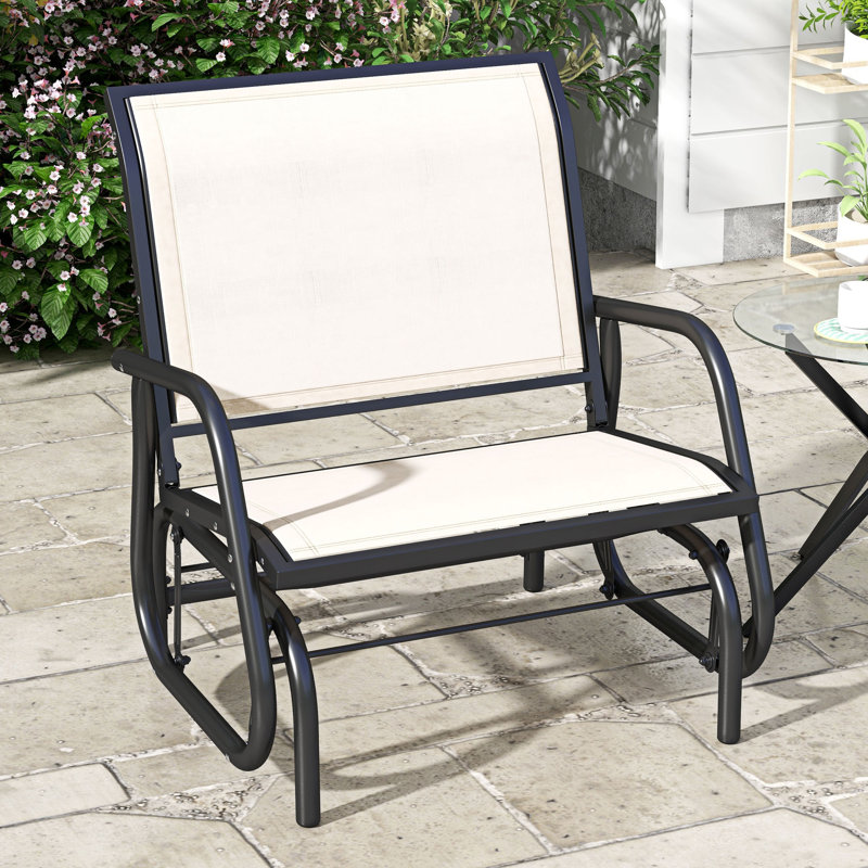 Fauteuil coulissant confortable en acier