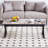 47*23.6 A Coffee Table Is Made Of Rock Slab Material, With A Natural And Smooth Marble Pattern On The Surface, Which Complements The Modern Design Of The Metal Legs And Adds A Touch Of Fashion-114197680