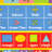 Weranna Kids Rug Math Numbers Shape Educational Learning Game Carpet Bedroom Classroom Playroom Mat-50025605