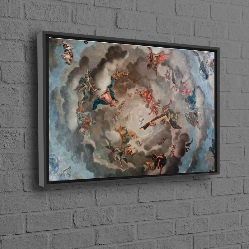 Print on Canvas, Framed Print without Mat, Black, 20 cm H x 30 cm W