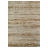 Contemporary Wool Silk Blend Rug - 6' x 9'