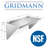  NSF Stainless Steel Wall-Mount Shelf by Latitude Run-1846347679