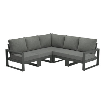 Patio 5-Piece Deep Seating Set With Frame