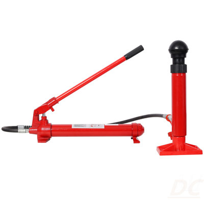 10Ton Porta Power Kit, Portable Hydraulic Jack With Oil Hose, Auto Body Frame Repair Kit With Storage Case For Car Repair, Truck, Farm