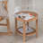 Colden Round Teak Outdoor Side Table , in. W in. D-1789458645-1811526470