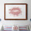 «Rose Gold Lips», impression sur papier encadrée-838122625-838122648
