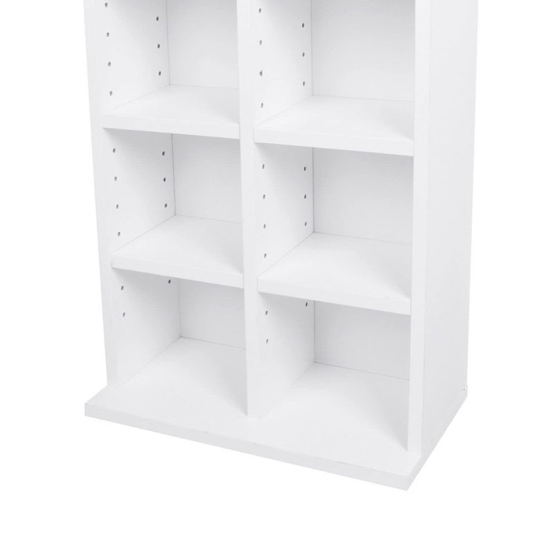 113.8cm H x 38.6cm W Cube Bookcase, White