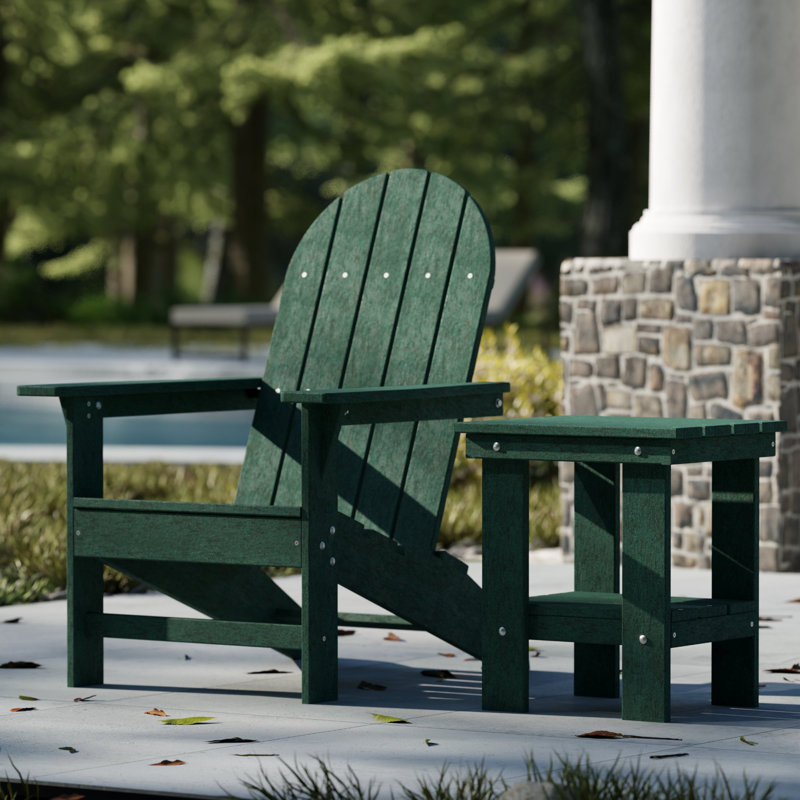 Freedom Traditional Adirondack Chair, Turf Green