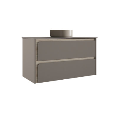 Ensemble de meuble-lavabo mural simple 40 po Cordoba
