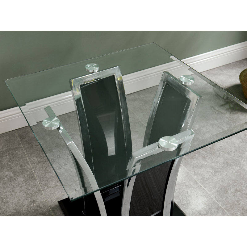 Ensemble de tables basses 2 pièces Crittendon, Noir lustré