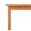 Ensemble de causeuse et de table basse d'extérieur avec structure en bois d'acacia, panneaux de corde beige et coussins crème pour une élégante terrasse