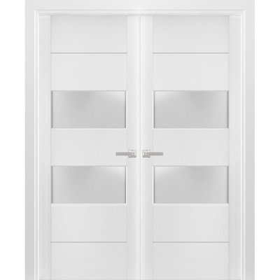 Portes françaises en verre givré Lucia