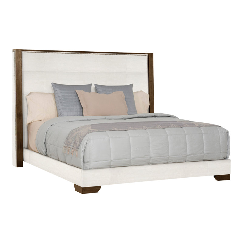 Thom Filicia Home Upholstered Bed, Ian Haze, Wrenn, Queen