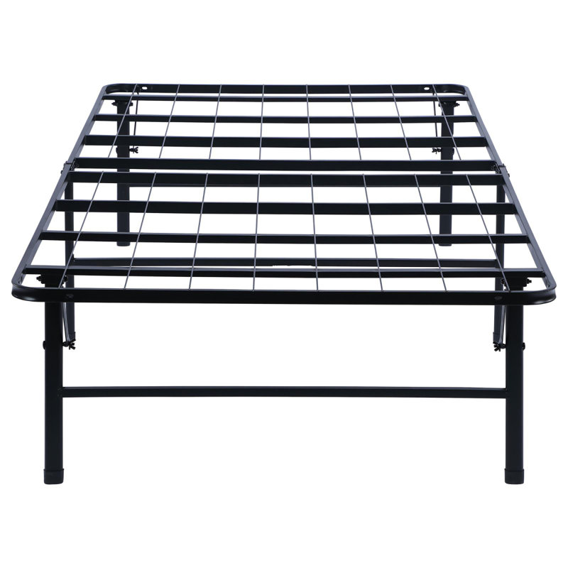 Black Twin Platform Bed, Twin
