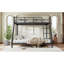 Lits superposés Twin XL et Queen en métal, structure en acier peu encombrante, style industriel moderne pour la maison-1361026660