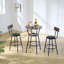 Ensemble de table ronde avec tabouret