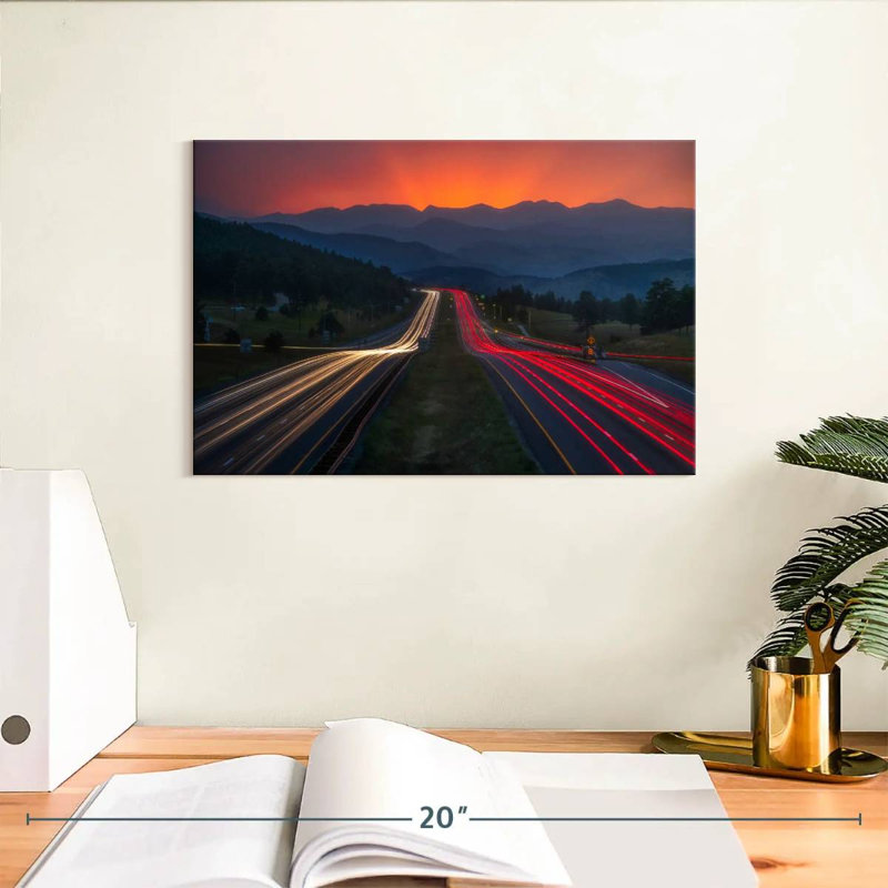 Mehar Sunset Rush Hour, 8" H x 12" W