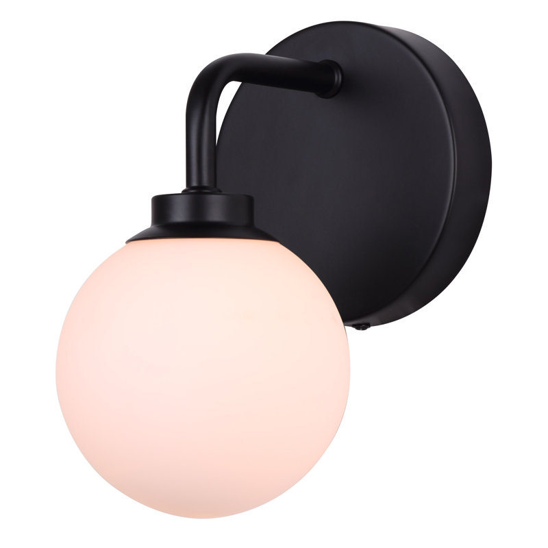Kywuan Steel Armed Sconce, Black