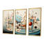 Cyniyah - ensemble d'art mural paysage urbain-108314114-108314122