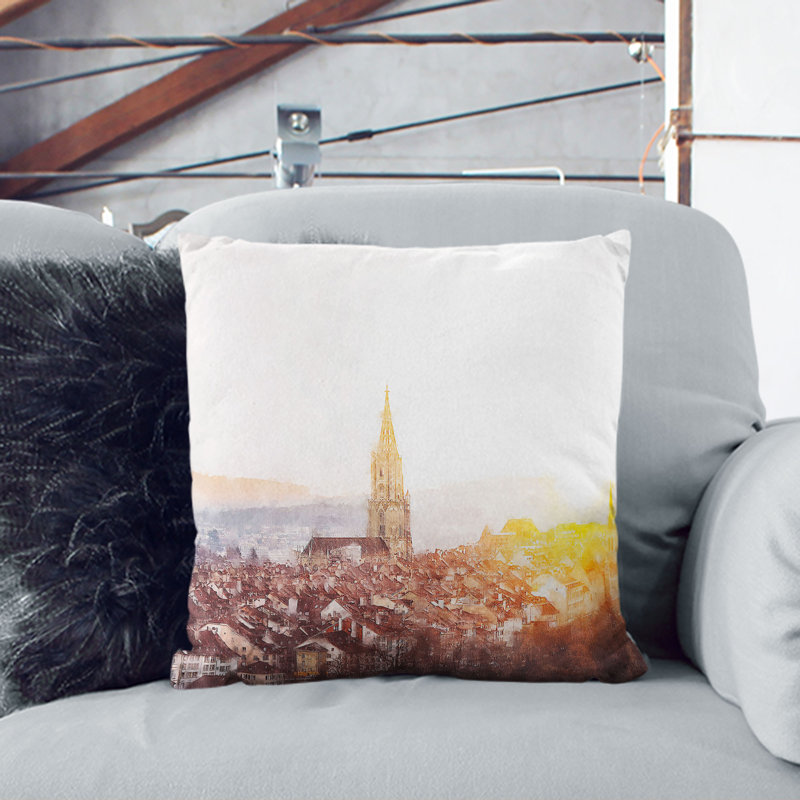 Square Cushion, 55cm H x 55cm W x 20cm D