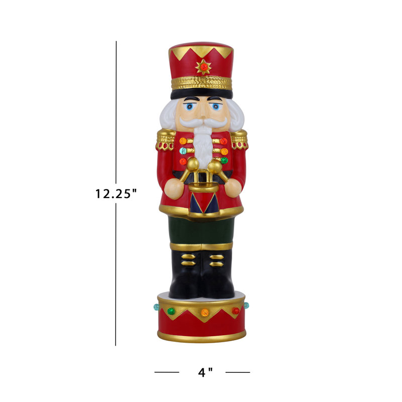 12.25" Nostalgic Ceramic Nutcracker