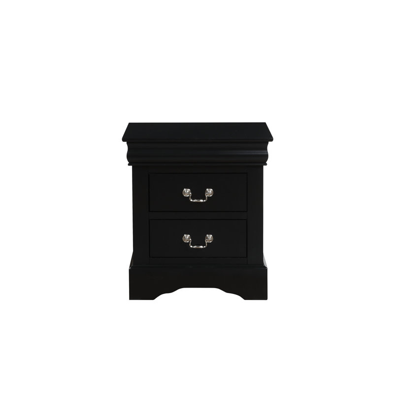 Table de chevet Louis Philippe III, Noir