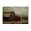 'The Red Barn' Photographic Print on Wrapped Canvas-31878748