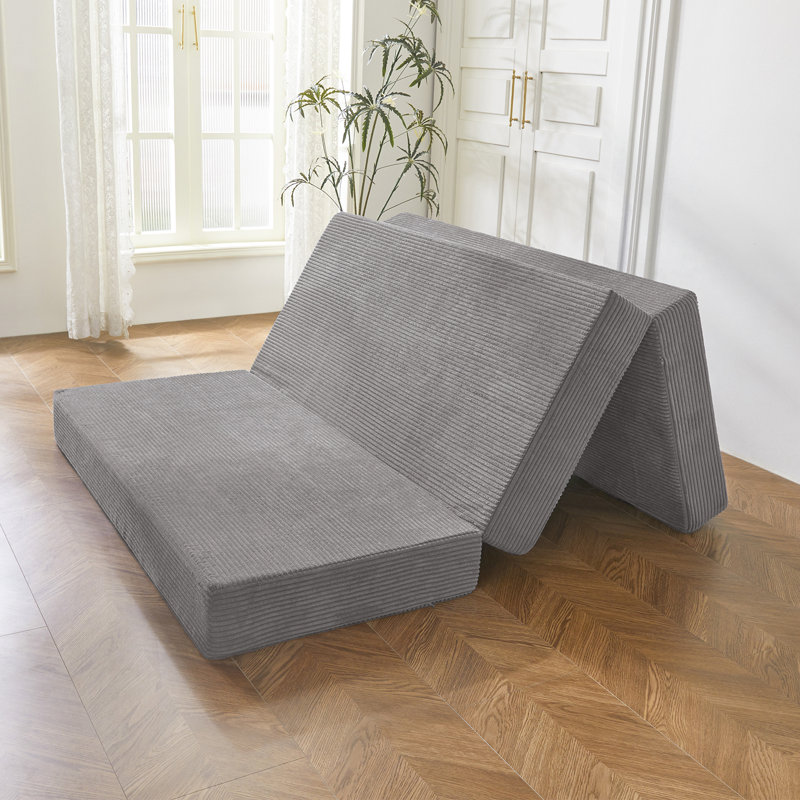 Canapé-lit Corduroy, Twin, Corduroy Gray