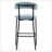 26Inch Teddy Fabric Counter Height Bar Stools-507484379